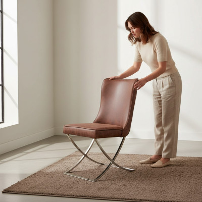 Silla 6 comedor Club sillón de madera de diseño muebles tapizados