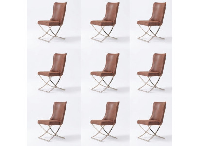 Silla 6 comedor Club sillón de madera de diseño muebles tapizados
