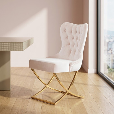 Conjunto de sillas 6x diseño acolchado grupo de asientos de salón mobiliario sillas