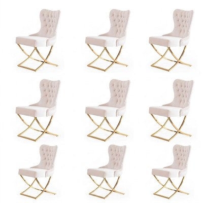 Juego de sillas de comedor, conjunto de sillas, grupo completo de comedor, 8 piezas.
