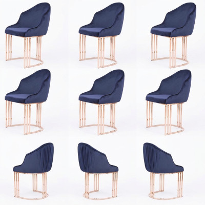 Silla conjunto grupo silla juego 6x grupos sillón silla tapizado hotel textil