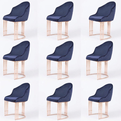 Conjunto sillón salón cocina 8x diseño acolchado asientos sillas silla conjunto