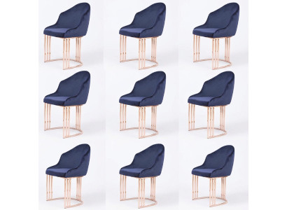Conjunto sillón salón cocina 8x diseño acolchado asientos sillas silla conjunto