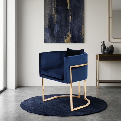 Silla 2 sillas de comedor sillón diseño de acero inoxidable muebles de metal acero
