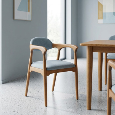 Grupo de muebles de comedor, juego de 6 sillas de comedor.