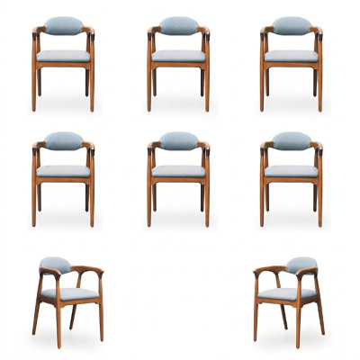 Grupo de muebles de comedor, juego de 6 sillas de comedor.