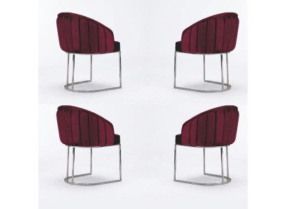 Comedor 4 sillas diseño acolchadas sillones conjunto sillón lounge.