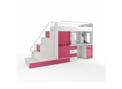 Literas literas literas azul dormitorio de niños camas literas rosa cama nueva