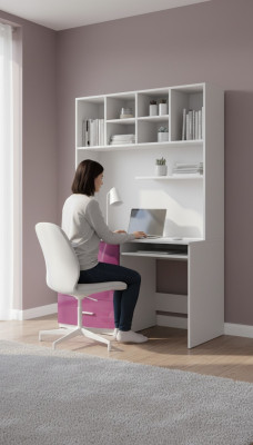 Escritorio de alto brillo morado mesa oficina habitación infantil juvenil mesas nuevas