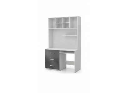 Escritorio de alto brillo gris, mesa de oficina para niños, mesa de salón juvenil, nuevas mesas.
