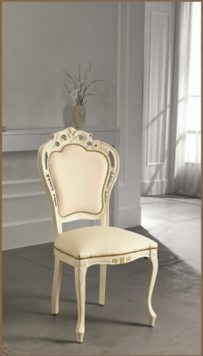 Silla Comedor Sillas Clásicas Madera Muebles Italianos Comedor Sillón