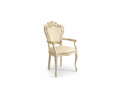 Silla Silla de comedor Muebles Sillas Madera Diseño de lujo clásico Silla con respaldo Nuevo