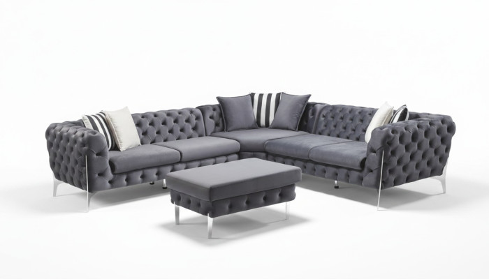 Sofá esquinero Sofá Chesterfield Sofá esquinero Sofá Sofá Chesterfield Sofá de sala de estar