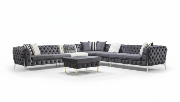 Sofá esquinero sofá sofás acolchados sofá Chesterfield muebles
