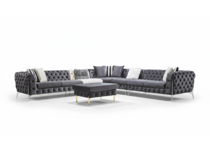 Sofá esquinero sofá sofás acolchados sofá Chesterfield muebles