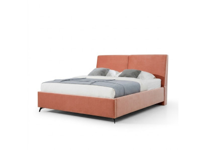 Cama rosa dormitorio muebles de madera textil hotel camas estilo Art déco.