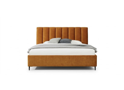 Cama Naranja Dormitorio Tapicería Muebles Textiles Estilo Moderno Camas