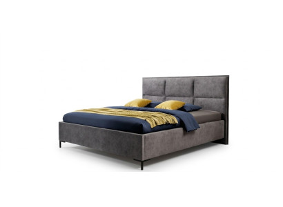 Cama Gris Dormitorio Madera Muebles Textil Estilo clásico de art déco