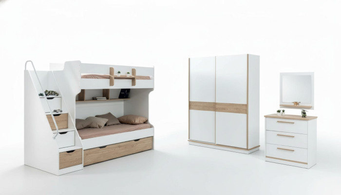 Diseño armario puertas correderas armario dormitorio armarios madera blanco marrón