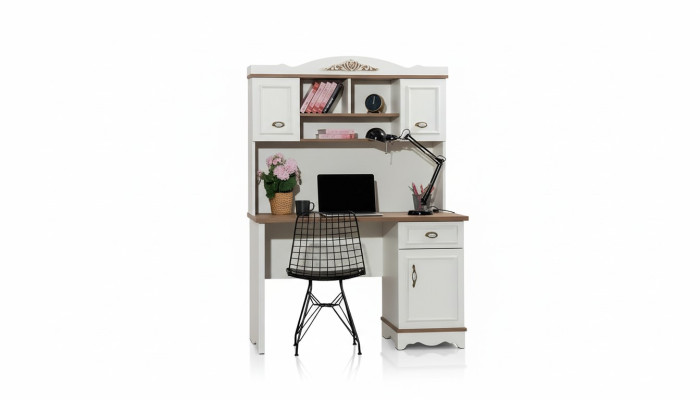 Escritorio blanco para habitación infantil juvenil de diseño de lujo, mesas modernas nuevas.