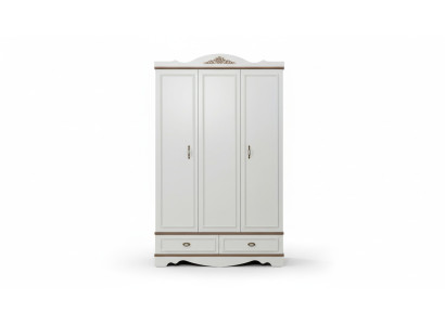 Armario de lujo Clásico Armario Muebles de madera Armarios dormitorio Blanco