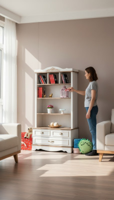 Estantería blanca para habitación juvenil, mueble estante para libros, estantería para dormitorio, nuevo.