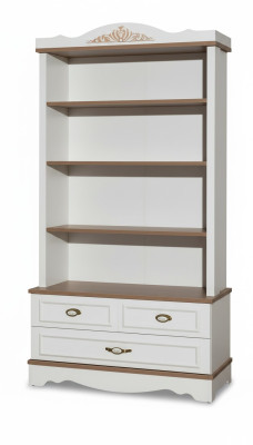 Estantería blanca para habitación juvenil, mueble estante para libros, estantería para dormitorio, nuevo.