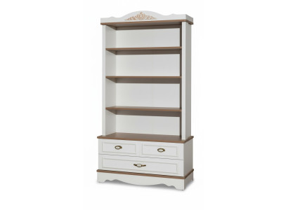 Estantería blanca para habitación juvenil, mueble estante para libros, estantería para dormitorio, nuevo.