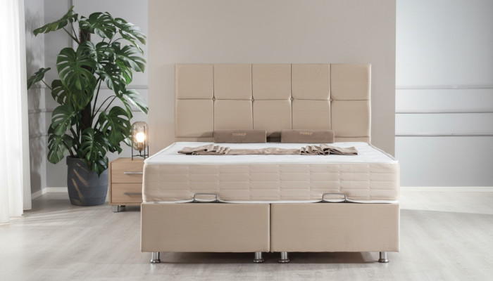Cama boxspring de lujo cama doble muebles de dormitorio 120x200cm