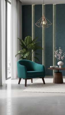 Silla de lujo de un solo asiento para la sala de estar, nueva, de color verde.