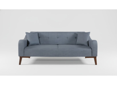 Sofá de diseño de tres plazas, sofá, conjunto de tapizados de sofá, muebles de sofá.