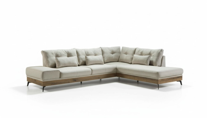 Sofá esquinero de madera sofá de esquina sofás en forma de L