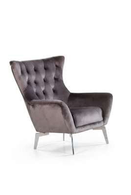 Sillón de lujo individual 1 plaza Tapizado Diseño Textil Moderno
