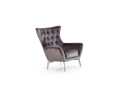 Sillón de lujo individual 1 plaza Tapizado Diseño Textil Moderno