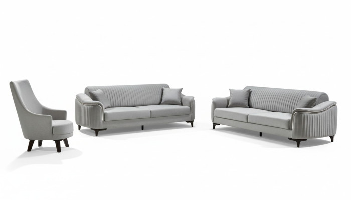 Conjunto de sofá Sofá de lujo Conjunto de lujo Sofás Sillón 331 Asiento Moderno de 3 piezas