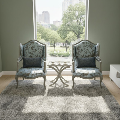 Silla de tela de una plaza mueble relax asiento diseño sofá textil sala de estar sillón