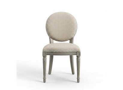 Comedor muebles de madera sillas lujo design silla tapizada gris silla de madera