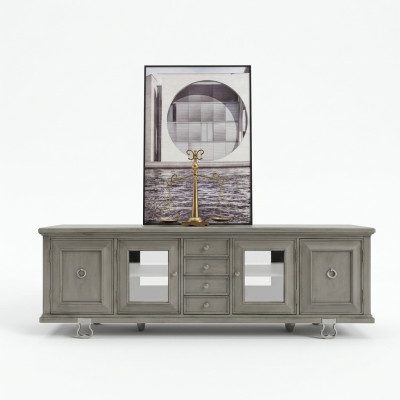 Consola armario bajo muebles armarios aparador sala de estar aparador madera gris