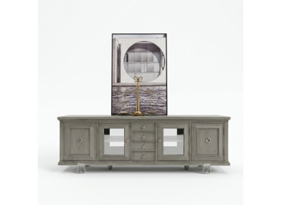 Consola armario bajo muebles armarios aparador sala de estar aparador madera gris