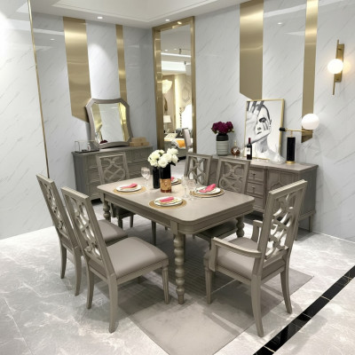 Juego de muebles de madera conjunto de comedor conjunto de comedor 6x set de sillas sillas nuevo