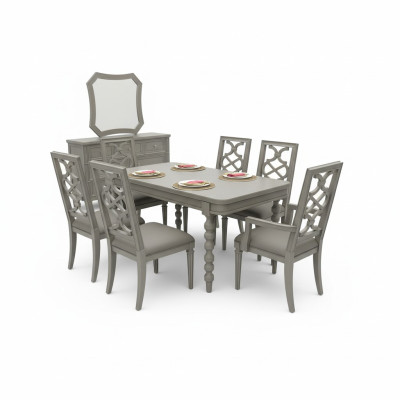 Juego de muebles de madera conjunto de comedor conjunto de comedor 6x set de sillas sillas nuevo