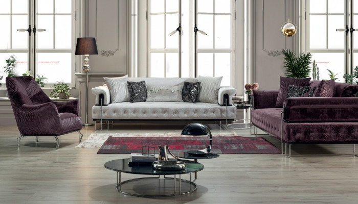 Conjunto de sillones de lujo, sofá de 3 plazas, sofá de 3 plazas y 1 asiento, sofá, sofás, silla de madera con metal