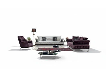 Conjunto de sillones de lujo, sofá de 3 plazas, sofá de 3 plazas y 1 asiento, sofá, sofás, silla de madera con metal