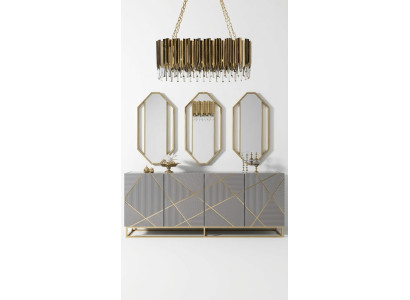 Salón aparador cómoda gris aparadores armarios mobiliario madera