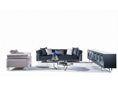 Juego de sala de estar con sofá de 3+1 plazas, mesa de centro, sofá y sillón, conjunto de 4 piezas.