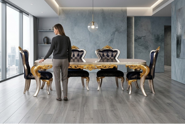 Comedor mesa de comedor 4 sillas Conjunto de muebles de madera Mesa Mesas Sillas Juego de sillas