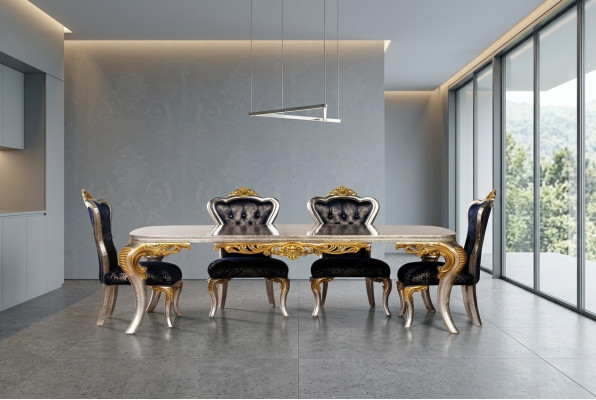 Comedor mesa de comedor 4 sillas Conjunto de muebles de madera Mesa Mesas Sillas Juego de sillas