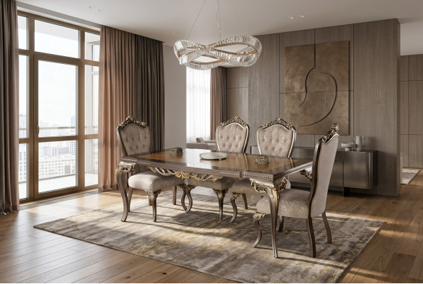 Comedor mesa silla conjunto grupo juego de mesa mesas conjunto de lujo de 5 piezas.