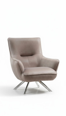 Sillón orejero de lujo 1 plaza tapizado asiento diseñador moderno