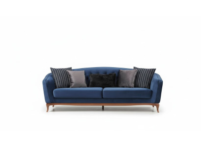 Sofá conjunto de sofá sofás 4+1 asientos tela Chesterfield acolchado terciopelo conjunto